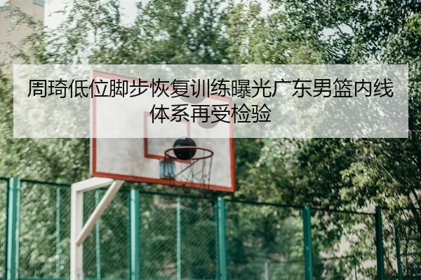周琦低位脚步恢复训练曝光广东男篮内线体系再受检验